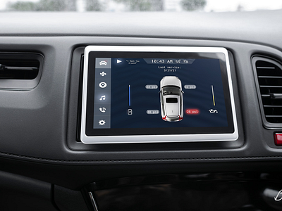 Daily UI Challenge - 34 - Car Interface