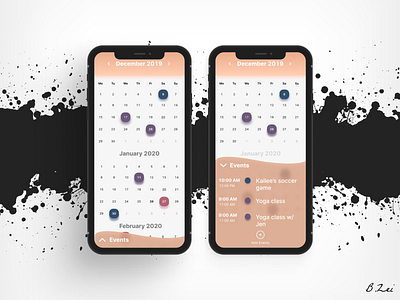 Daily UI Challenge - 38 - Calendar