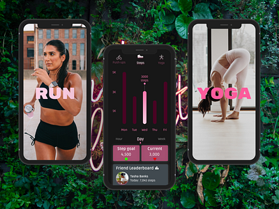 Daily UI Challenge - 41 - Workout Tracker app app design dailyui dailyuichallenge design figma minimal typography ui unsplash ux