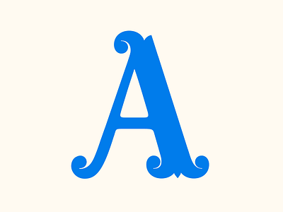 A a design letter type typography vector