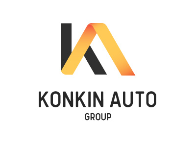 Konkin Auto Group auto dealer dealership konkin logo logo design tonkin