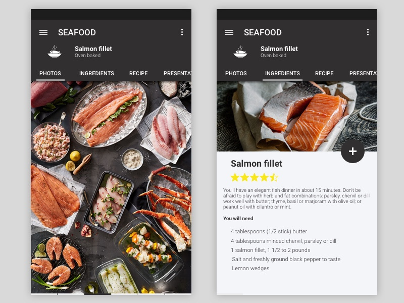 Seafood Android Native App