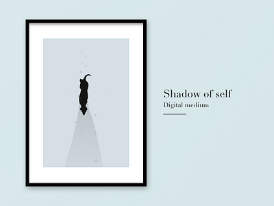 Shadow of self art digitalillustration nightwatch shadowwalk straydog timepass
