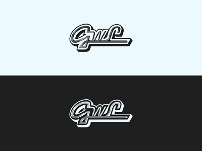Monogram Logo GWL #2 art branding design graphic design illustrator logo vector