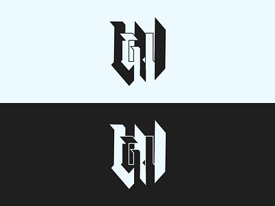 Monogram Logo GWL #3 art branding design graphic design illustrator logo vector