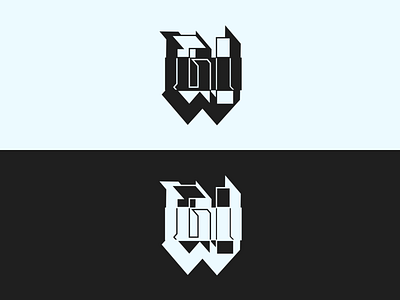 Monogram Logo GWL #4 art branding design graphic design illustrator logo vector