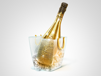 Armand de Brignac champagne gift gold ice icon love network social