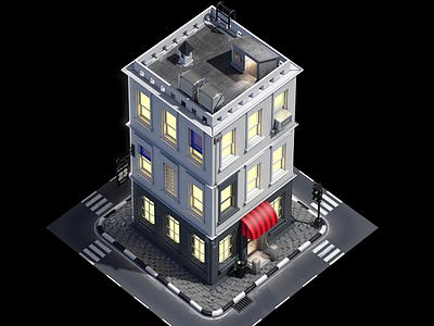 Modular House building city design farm game gamedev mobile street tileable