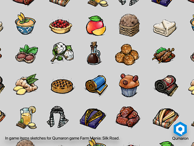 Farm Mania: Silk Road Sketches 1 android farm food game goods icons ios items shop sketch