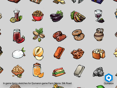 Farm Mania Silk Road Sketches 3 android farm food game goods icons ios items shop sketch
