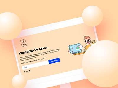 Albus Landing Page figma nigeria nigerian ui designer ui ux web design