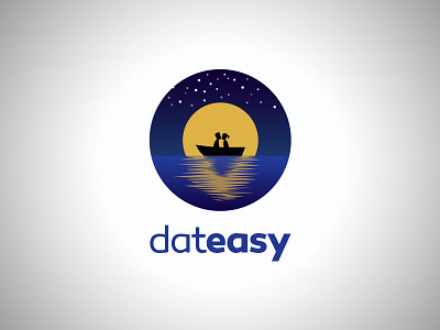 DatEasy Logo branding flat identity logo typography