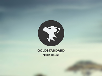 GoldStandard Media House branding flat identity logo typography