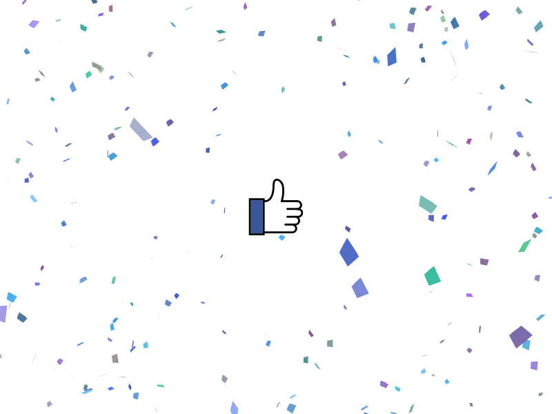 I'm Joining Facebook! after effects animation california confetti design facebook job new product design