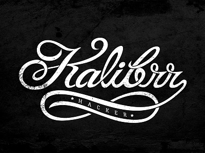 Kalibrr Hacker shirt startup typography