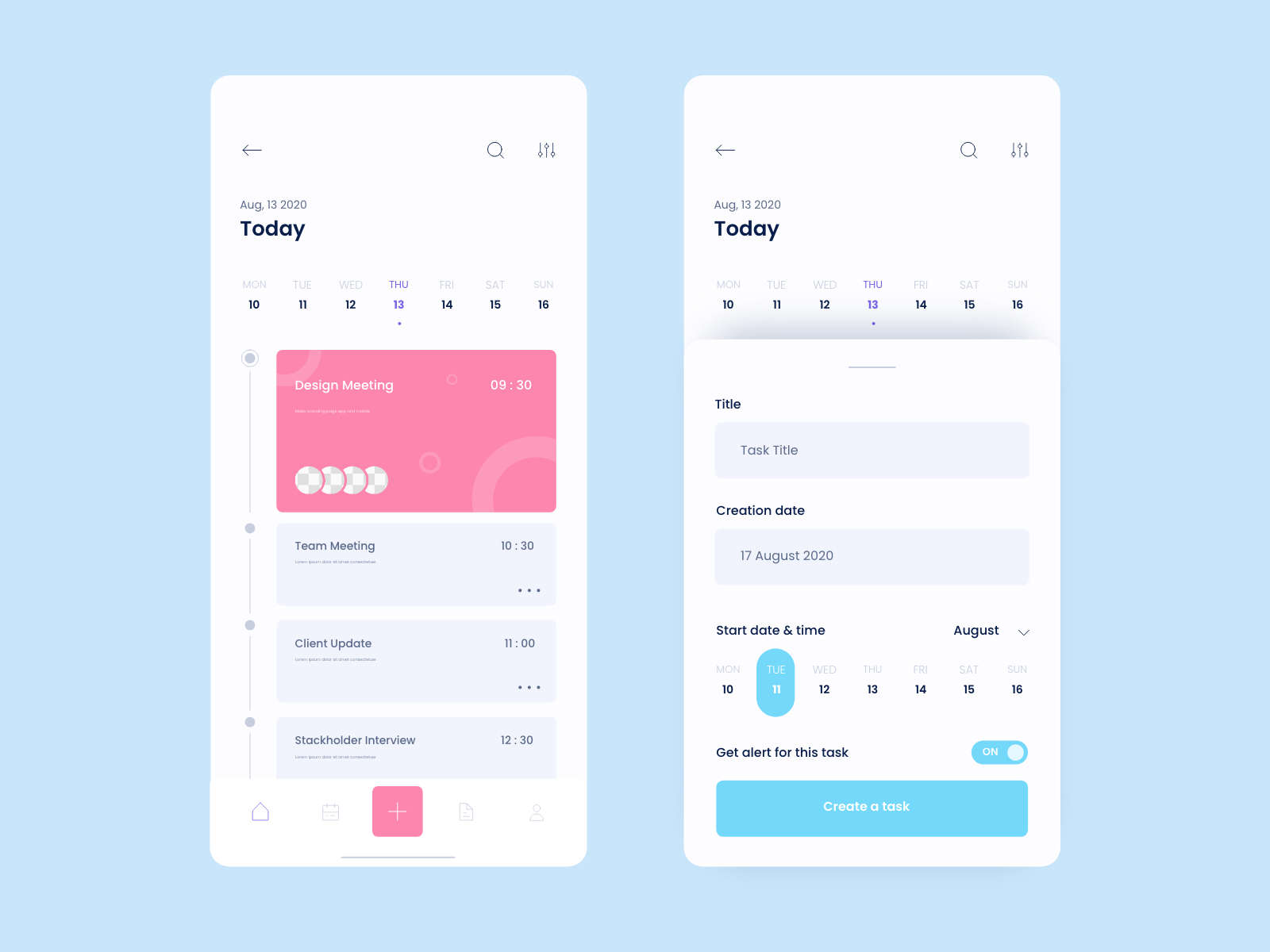 Task mamangment Mobile App Design by Doodan Mahi on Dribbble