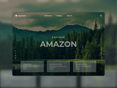 Explore Nature Landing Page