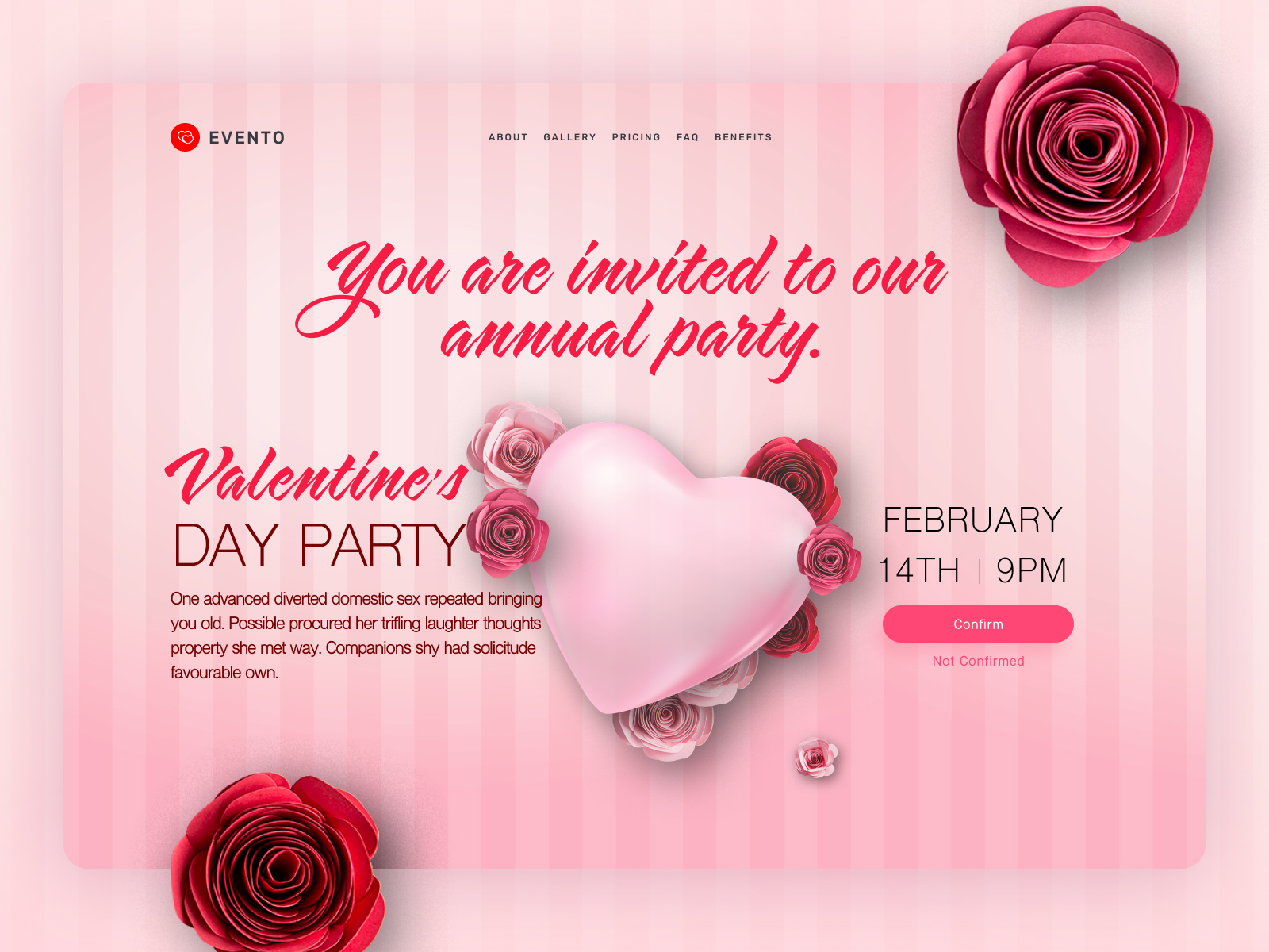 Valentine Day Event Special by Angela Lopez on Dribbble