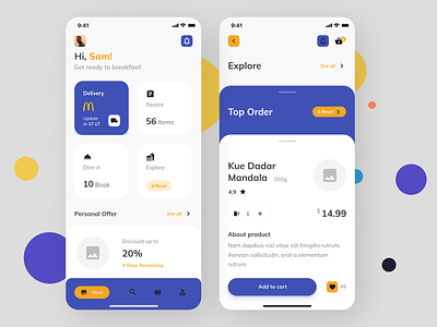 Food ordering App amazing app design concept connect design ui