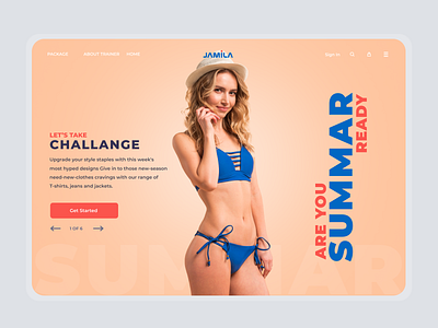 Fitness Trainer Landing Page