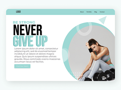 Fitness Trainer Landing Page