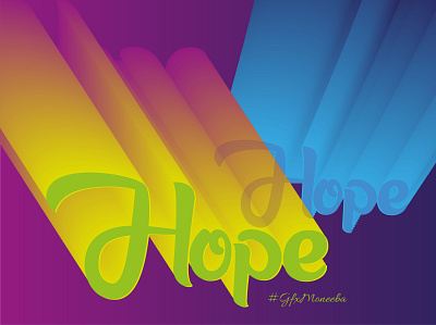 hope 2021 abstract art adobe illustrator banner design branding colors illustrator poster art typo typography art vector