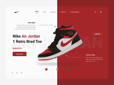 Air jordan Web Design Concept 👟 air jordan air jordan retro air jordan web branding design mobile ui nike nike air jordan nike website shoes shoes website ui uiux ux web design web ui website website design website ui website ui ux