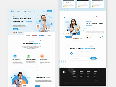 📚Belajar - E-Course Web Design agency branding clean course course website course webste creative e course e course web design ecourse ecourse design ecourse website fun professional skill website uiux web design web ui website design website ui