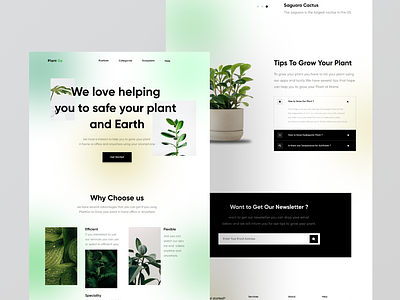 Plant Go 🌿 - Plant Landing page