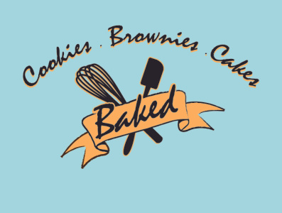 Baked Logo v2021 branding design illustrator logo typography vector