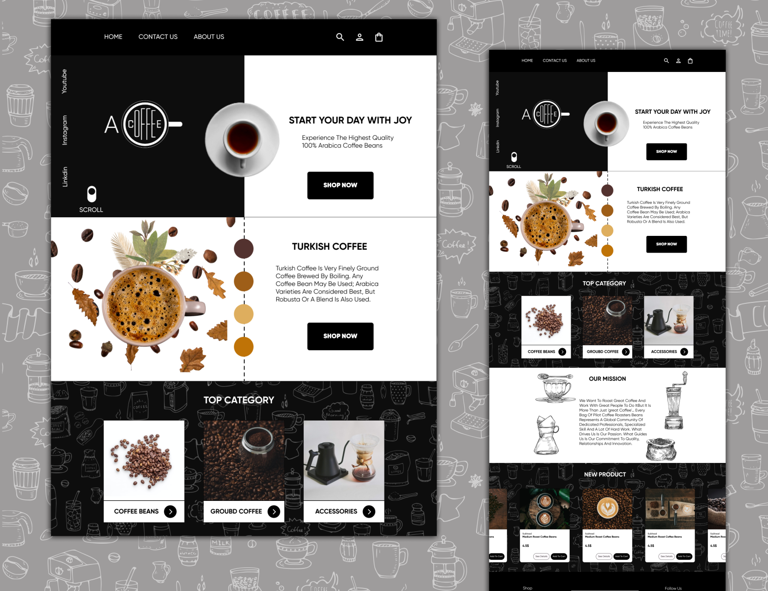 a coffee by maryam on Dribbble