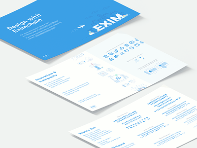 Eximchain Brand Guide - Typography, Iconography, Illustrations brand brand and identity brand guide brand guidelines brand guides brand identity branding illustration illustrations logo typography