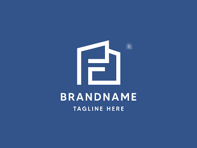 F Apartment Logo (For Sale) apartment building construction home home logo logo real estate