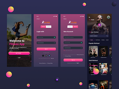 Fitness App UI