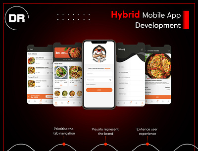 Hybrid Mobile App Development illustraion illustrator instagram post marketing marketing campaign