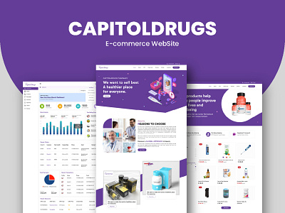 Mockup Design- CapitolDrugs 3d animation branding design graphic design illustraion illustration illustrator instagram post logo marketing marketing campaign motion graphics ui