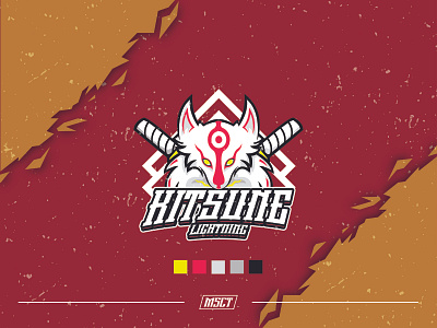 KITSUNE LIGHTNING art design esport game game art games games logo icon illustration japan japanese kitsune logo logo game mascot mascot character mascot design mascot game mascot logo mascotlogo