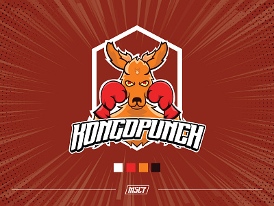 KONGO PUNCH art branding esport game game art games games logo graphic design illustration logo mascot
