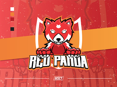 Red Panda Esports art branding design esport game games graphic design illustration logo vector