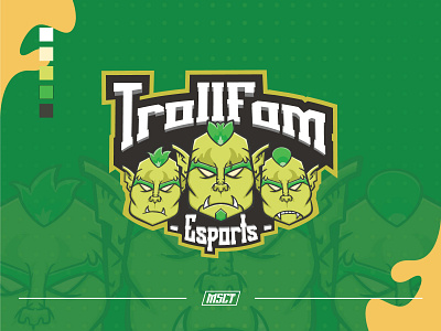 Troll Esports art branding design esport game games illustration logo vector