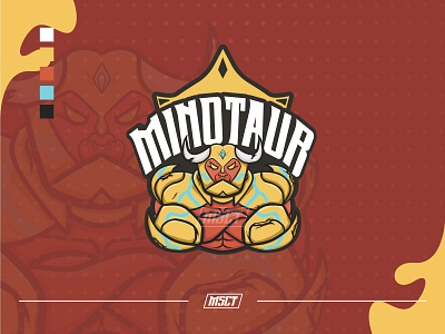 Minotaur Esports art branding design esport game games illustration logo vector
