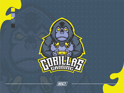 Gorillas Gaming Esports animation art branding design esport game games graphic design illustration logo vector