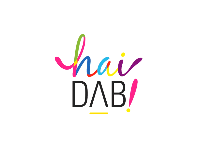 Hai Dab animation logo motion graphic