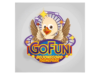 GoFun Bojonegoro amusement park animation logo motion graphic theme park