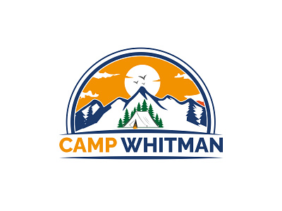 Camping logo branding design illustration logo logodesign logodesinger minimal vector
