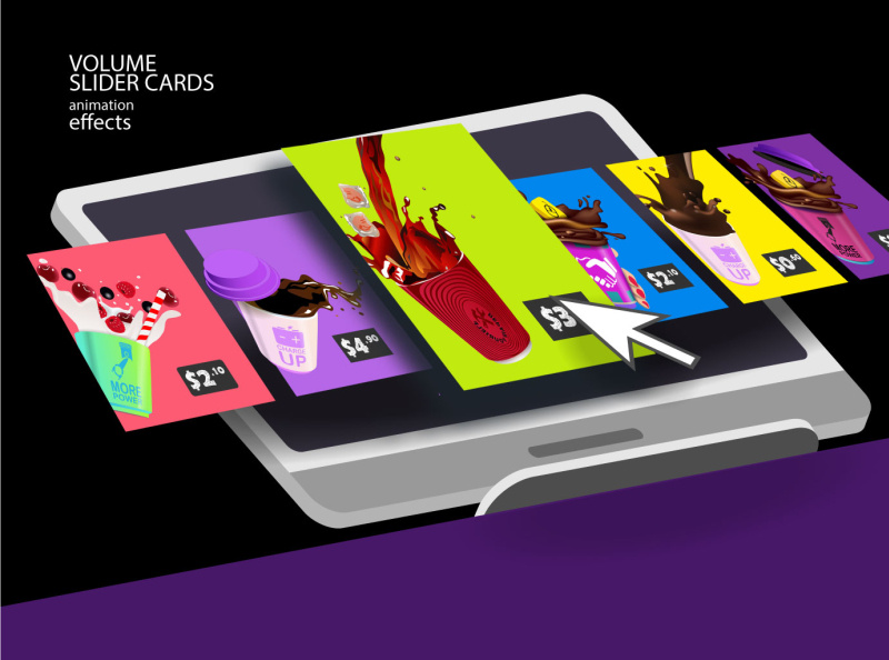 volume slider animation effect by Palladadesign on Dribbble