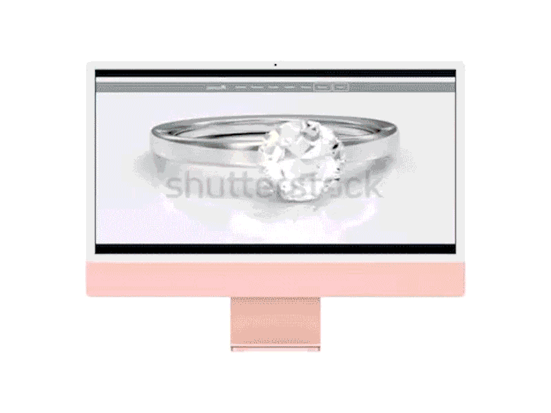 Jewelry webshop Website template animation design jewelry shop website