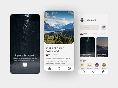 Travel App Design