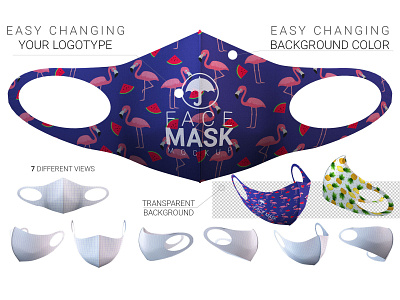 Face Mask Mockup