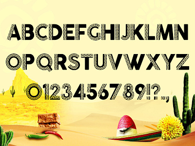 Cinco De Mayo Mexican Font